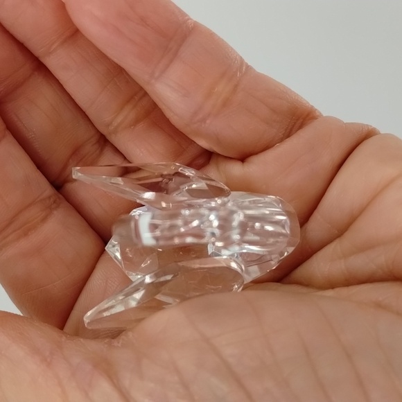 Crystal Small Swan 1.5" clear - Picture 7 of 10